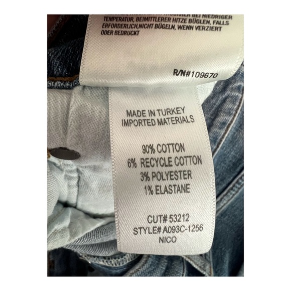 AGOLDE Nico High Rise Slim Fit in Shoreline - Picture 7 of 10